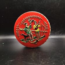 Vintage Robin hood Hunting scene style Tin Round picture