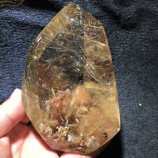 474g Rare Natural Rutilated Quartz Crystal original stone specimen reiki gift picture