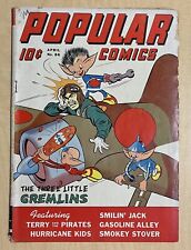 Popular Comics #86 G+ 2.5 Dell Comics 1943 Classic WWII Japanese/Gremlins Cover picture