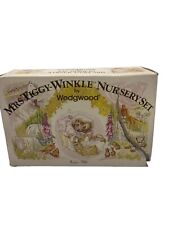 Wedgwood Beatrix Potter Mrs Tiggy~Winkle Nursery Set - 4 Piece Box Has Damage picture