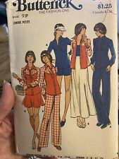Vintage 1970’s Butterick Sewing Pattern 3572 Size 7-13 Junior Uncut picture