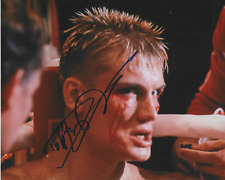 Dolph Lundgren Signed In Blue Rocky picture