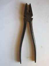 Vintage Fulton Side Cutting Pliers 10 inches picture