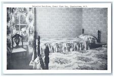 c1960s Charleston Bed-Room Scene Grand View Inn Chestertown NY Unposted Postcard picture
