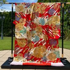 Kimono Iro Uchikake Colorful embroidery pure silk bridal dress From Japan JP picture