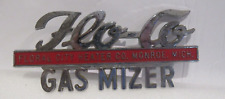 Vintage Flo-Co Floral City Heater Gas Mizer Monroe Michagan Chrome Emblem picture