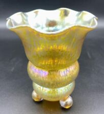 Loetz Art Glass Johann Lötz witwe Luster footed vase Bohemia Glass picture
