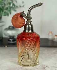 Baccarat France Rose Tiente Serpentine Pattern Perfume Atomizer picture