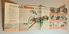 1958 NEW IDEA No. 4  Four Bar Side Rake And Tedder Spec BROCHURE picture