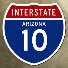 Arizona interstate route 10 Phoenix Tucson highway marker 1957 road sign 18x18 picture