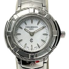 Philippe Charriol Celtic Ce426-0691 Silver Quartz Shell Dial Ladies Watch Rank B picture