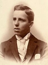 Henry Illinois Cabinet Photo John Noll ID'd Handsome Young Man 1894 picture