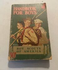 Vintage 1943 BOY SCOUTS OF AMERICA Handbook for Boys NORMAN ROCKWELL Cover picture