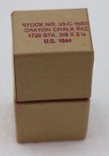 WWII red demolition marking chalk original boxes packed with sawdust each  E6262 picture