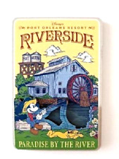 Disney World Port Orleans Riverside Wood Magnet, NEW picture