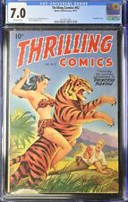 Thrilling Comics #62 CGC FN/VF 7.0 Off White Schomburg Good Girl Cover and Art picture