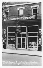 TN-Dayton, Tennessee-RPPC-Robinson's Drug Store-Scopes Evolution Case c1940's picture