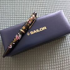 SAILOR Elegant Maki-e Fountain Pen Sakura Unused Item Rare Japan Limited New picture