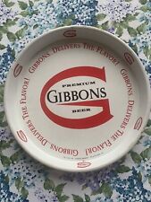 Vintage Gibbons Brewery Premium Beer Bar Tray  If It's Good Lion Inc USA 13