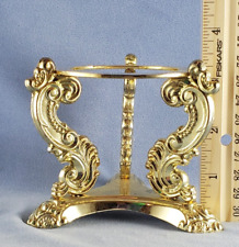 GODINGER© BRASS STAND Only -For Candle Holder or Orb Paperweight Display picture