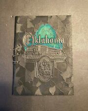 Embossed Leather 1931 Oklahoma Stillwater A&M College Senior Class Booklet picture