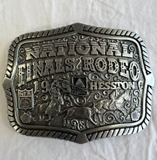 VTG Hesston National Finals Rodeo Rare 1999 NFR Belt Buckle AGCO Series Limited picture