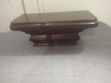 The Bombay Company Small 9” Wall Floating Shelf  Mahogany Brown picture