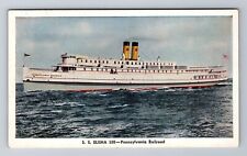 SS Elisha Lee, Ships, Transportation, Antique Vintage Souvenir Postcard picture