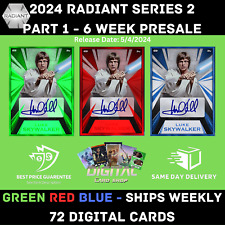 Topps Star Wars Card Trader 2024 RADIANT Series 2 Part 1 GREEN RED BLUE PRESALE picture
