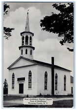 c1950's West Middlebury Baptist Church Town of Middlebury Wyoming NY Postcard picture