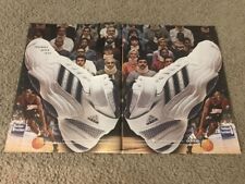 1998 ADIDAS FORUM SUPREME Basketball Shoes Poster Print Ad TIM THOMAS 76ERS 90s picture