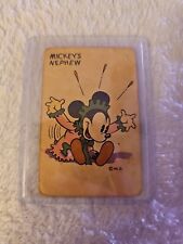 1935 Whitman Mickey Mouse Old Maid Card - Mickey's Nephew  Walt Disney 1930's picture
