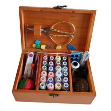 Wooden Sewing Basket with Sewing Kit Accessories,Sewing Box dandelion picture