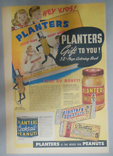 Planters Peanuts Ad: Mr. Peanut Paint Book Premium  1947 Size: 11 x 15 inches picture
