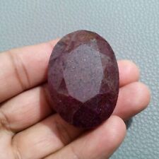 Gorgeous Red Ruby Oval Shape Pendent Big Size 286 Crt Faceted Loose Gemstone picture