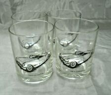 Set of 4~12 oz 1953 Corvette Double Old Fashioned On The Rocks Glasses Tumbler 2 picture