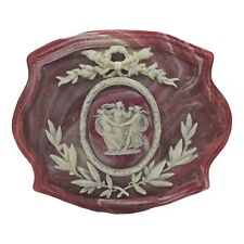Incolay Stone Cameo Relief Trinket Box, 5