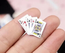 Miniature Playing Poker Mini Deck Of Cards 1:12 Dollhouse Decoration Fast Ship picture