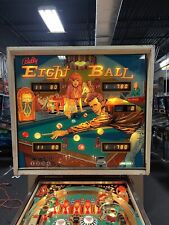 1977 BALLY EIGHT BALL PINBALL MACHINE PROFESSIONAL TECHS LEDS FONZIE HAPPY DAYS picture