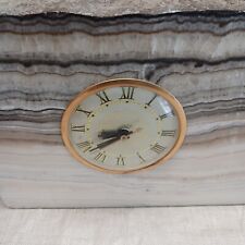 Vintage Agate Lanshire Mantel Clock Tested And Working picture