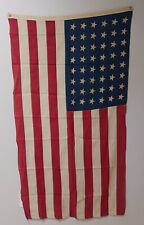48 Star Flag Stitched Embroidered US American Flag 3x5 WW2 Era See Description  picture