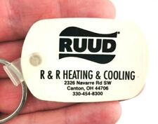 Ruud R&R Heating Cooling Keychain Vintage Canton Ohio HVAC Navarre   *Qc17 picture