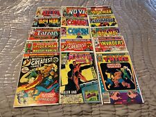 Bronze Age Copper Age MARVEL Comics LOT OF 19 ISSUES picture