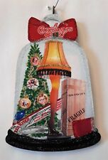 CHRISTMAS STORY, LEG LAMP, TREE, RED RIDER, FRAGILE * Glitter CHRISTMAS ORNAMENT picture