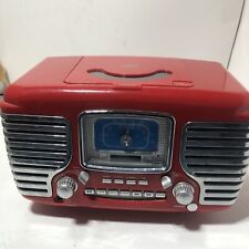 Vintage Crosley Radio/ CD Player/ Alarm Clock Retro Red AM-FM CD Does Not Work picture