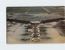 Postcard Aerial View with a Part of  O'Hare Parking Area Chicago Illinois USA picture