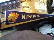 CANADA Vintage 1950s . MONTREAL  PENNANT picture