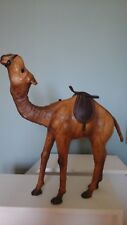 Vintage Leather Wrapped Camel with Saddle picture