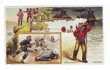 c1890's Victorian Trade Card Arbuckle Bros. Coffee, Civil War, Mississippi picture