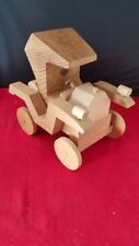 Collectible Handcrafted Wood Antique Car 7.25x4.25x7